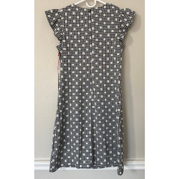 Elle Polka Dot Gingham Dress Size XS‎ NWT - Picture 3 of 6